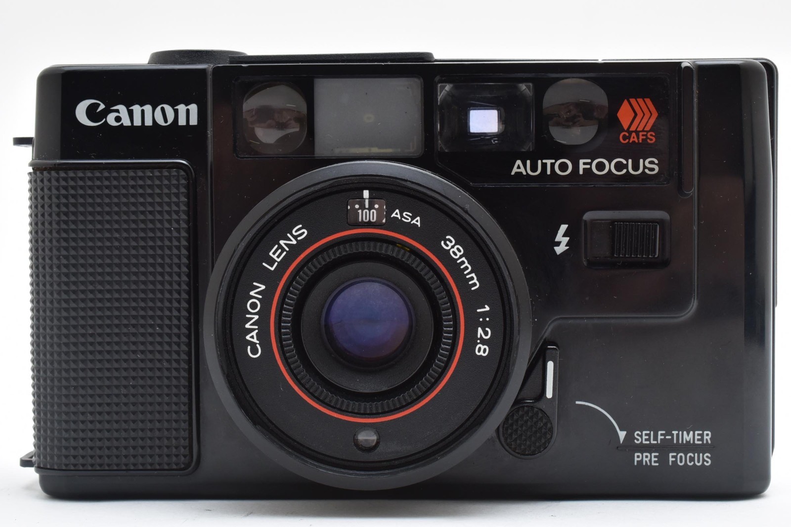 [ Exc+5 ] Canon AF35M Autoboy Black point & shoot 35mm Film Camera From JAPAN
