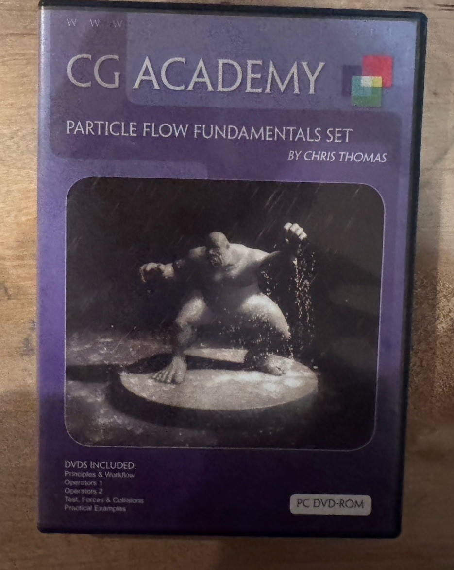 Cg Academy Particle Flow Fundamentals Set DVD-ROM