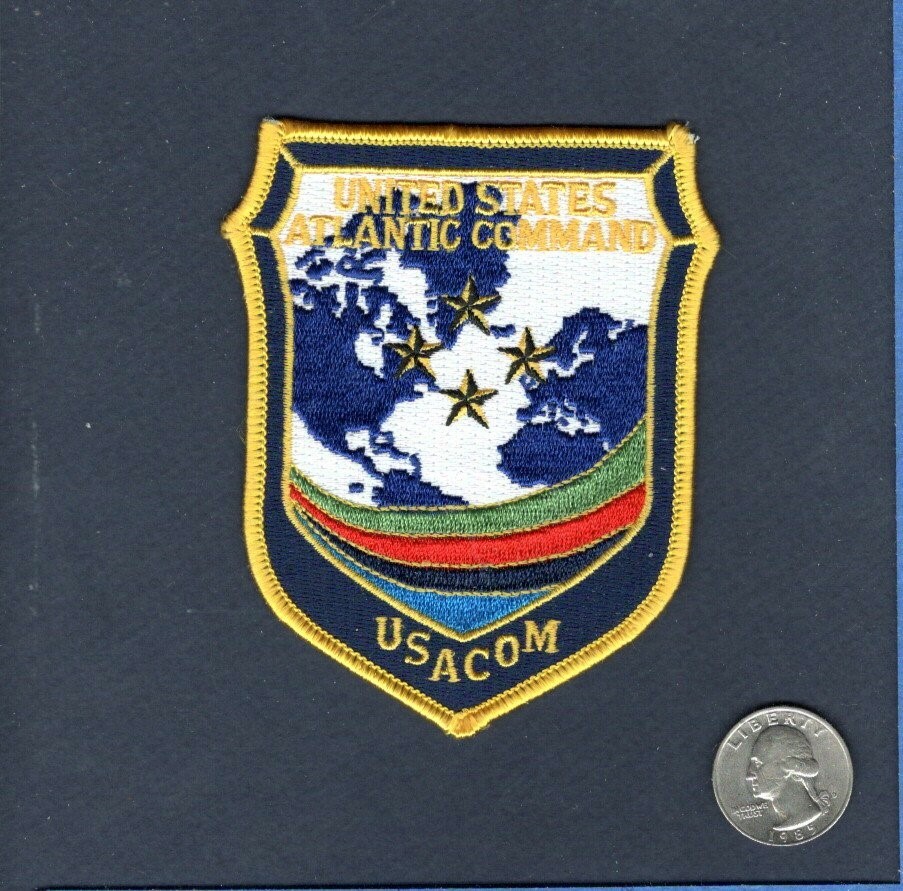 USACOM United States ATLANTIC COMMAND US Navy Army USAF Unit Squadron Patch