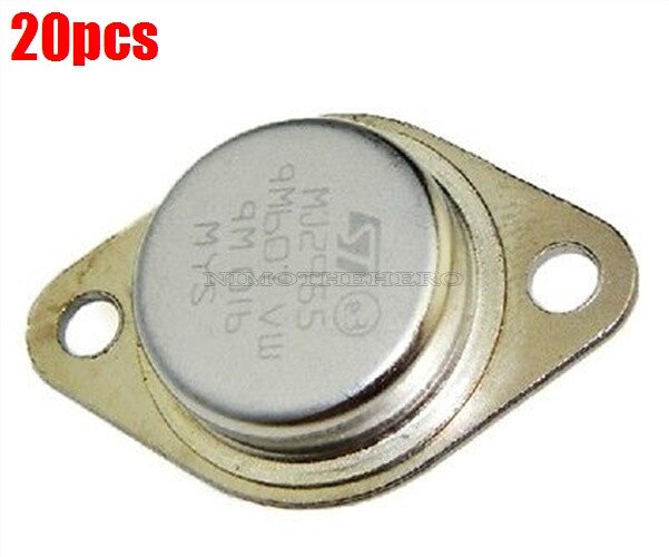20Pcs MJ2955 St Pnp Af Amp Audio 15A/60V TO-3 Power Transistor New Ic yn