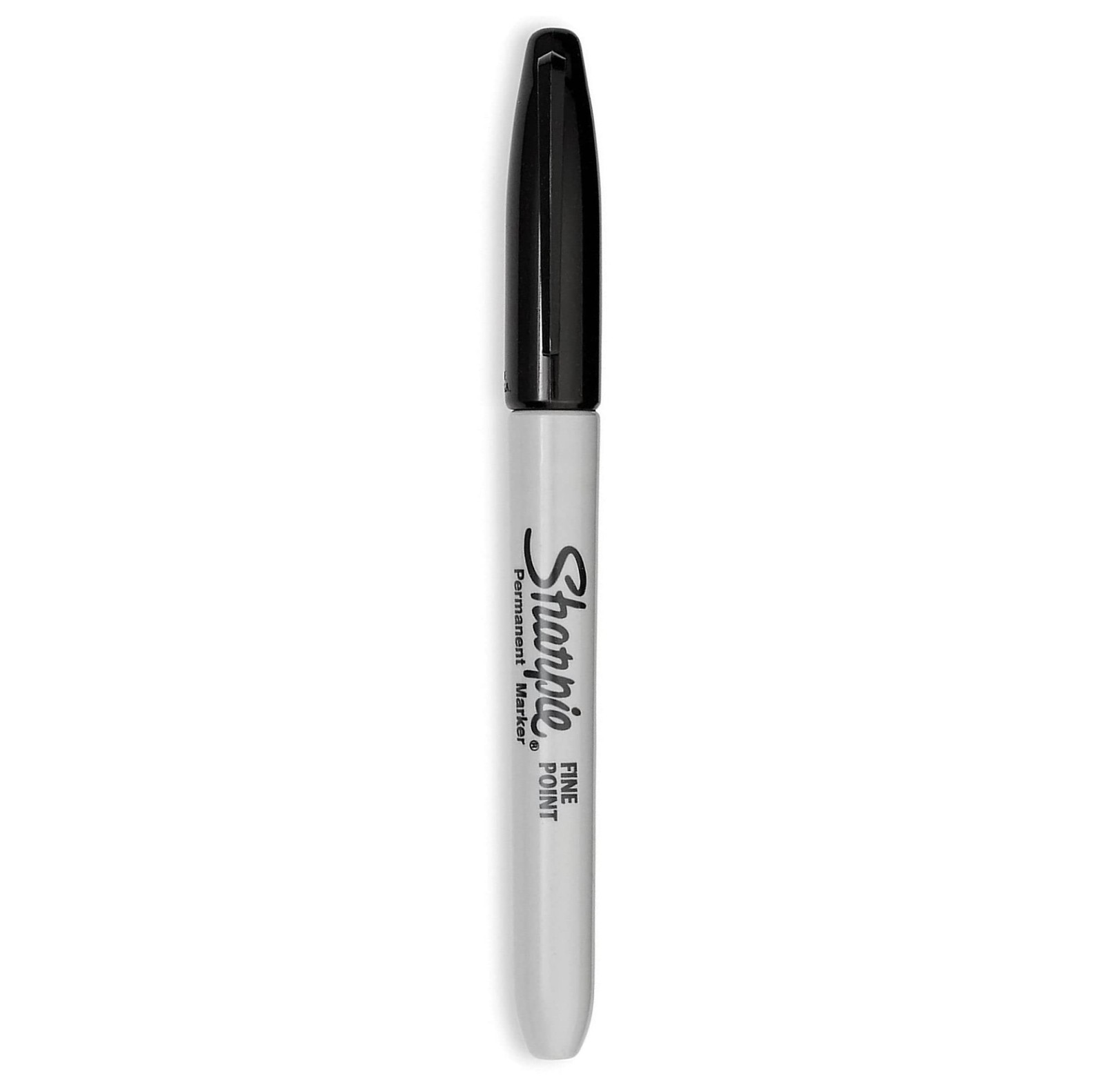 Permanent Markers, Fine Point, Black, 12 Count