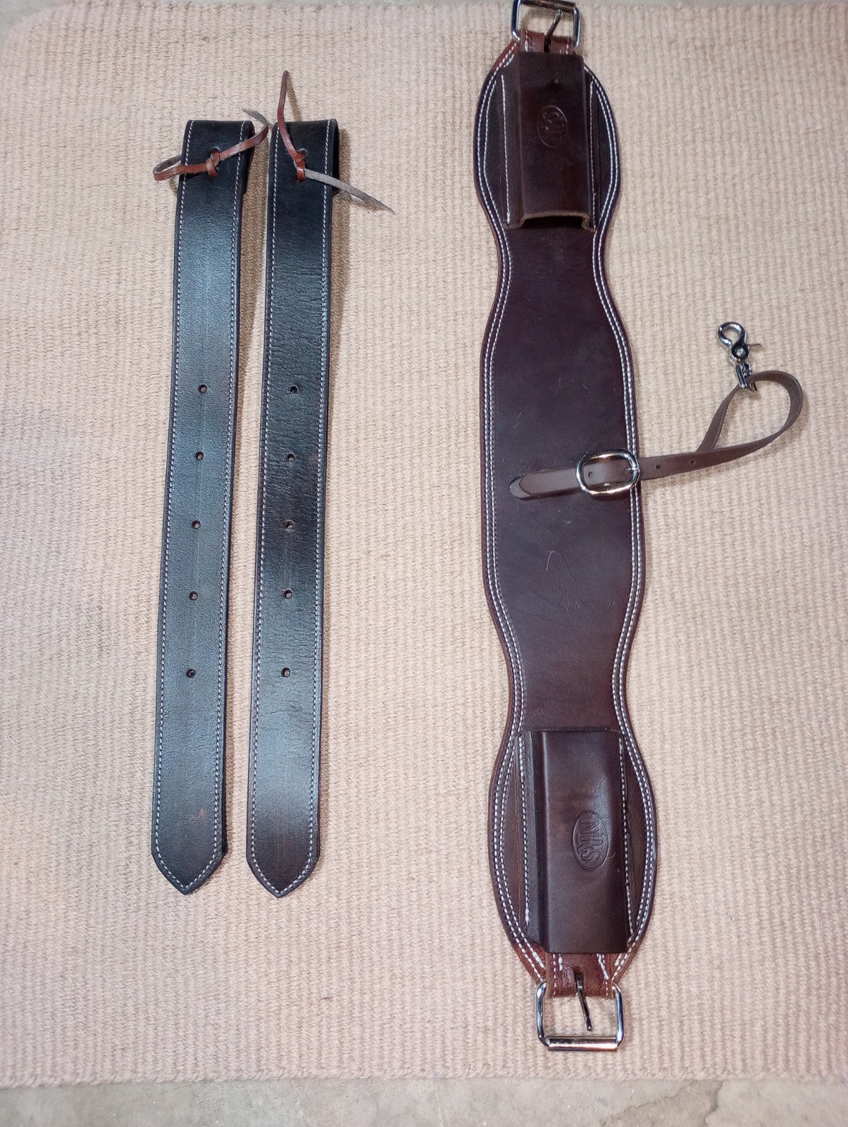 NRS Leather Flank Cinch And Billets
