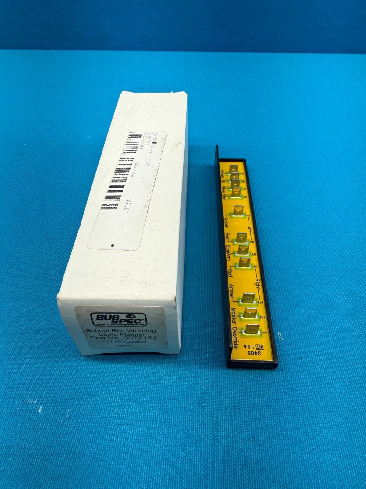 Bus Spec SBF90 InPower 8-Way Lamp School Bus Flasher Controller 0072152