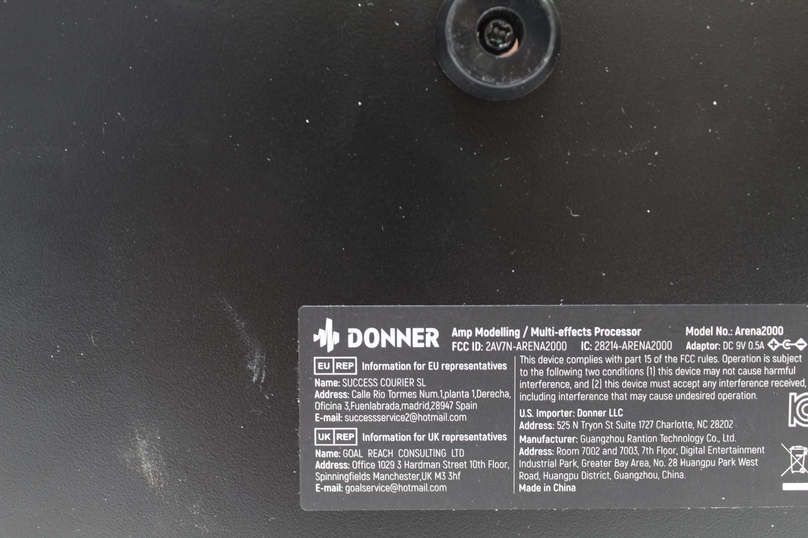 Donner Arena 2000 Guitar Multi-Effects Pedal with 278 Effects