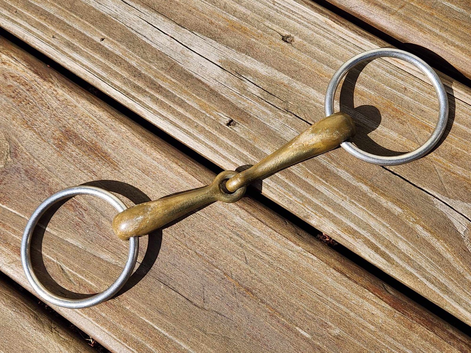 HS Sprenger 20mm Aurigan Loose Ring English Dressage Snaffle Bit – 5.75"  5-3/4"
