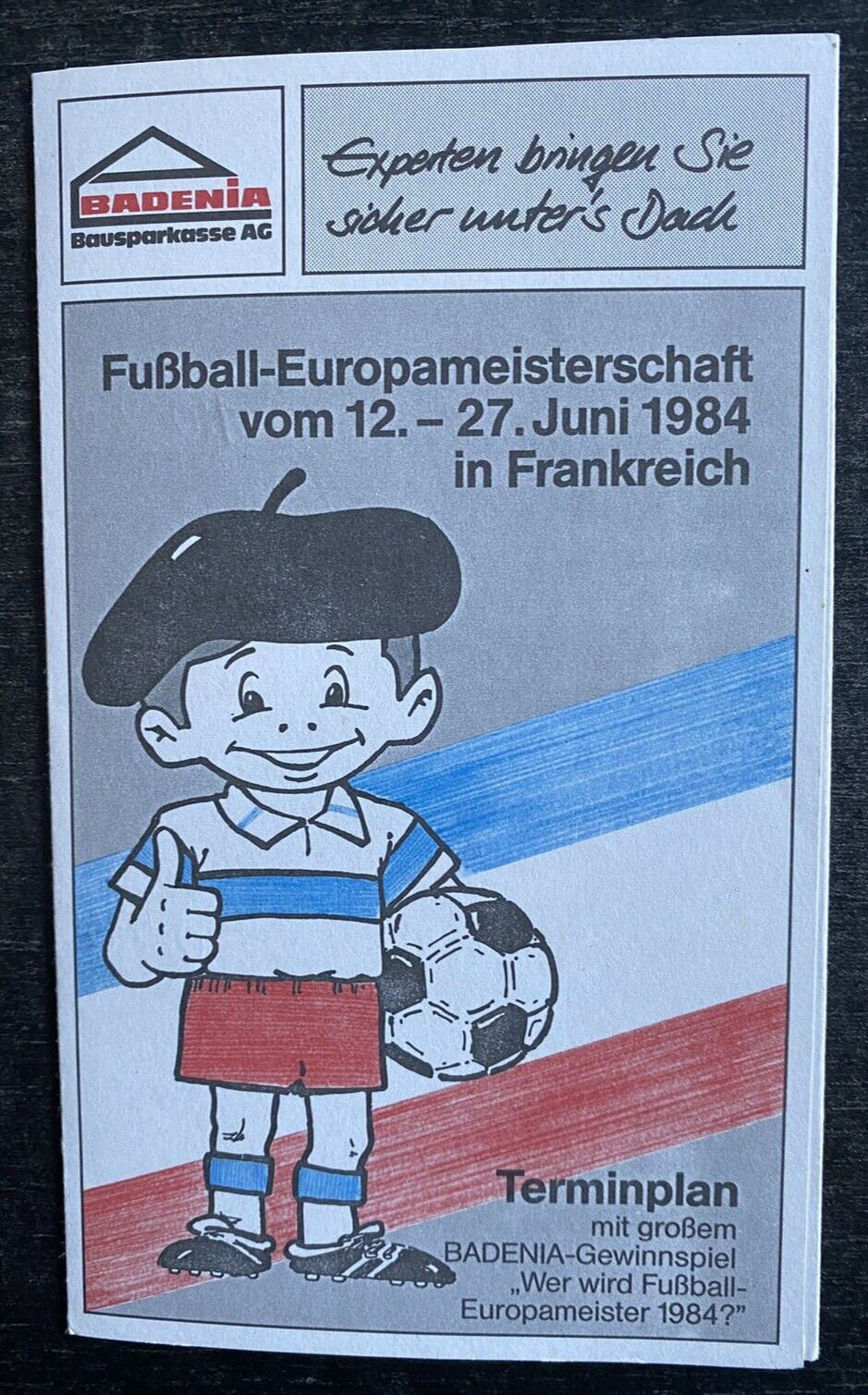EM 1984 France - Schedule June 12 - 27, 1984 Football European Championship