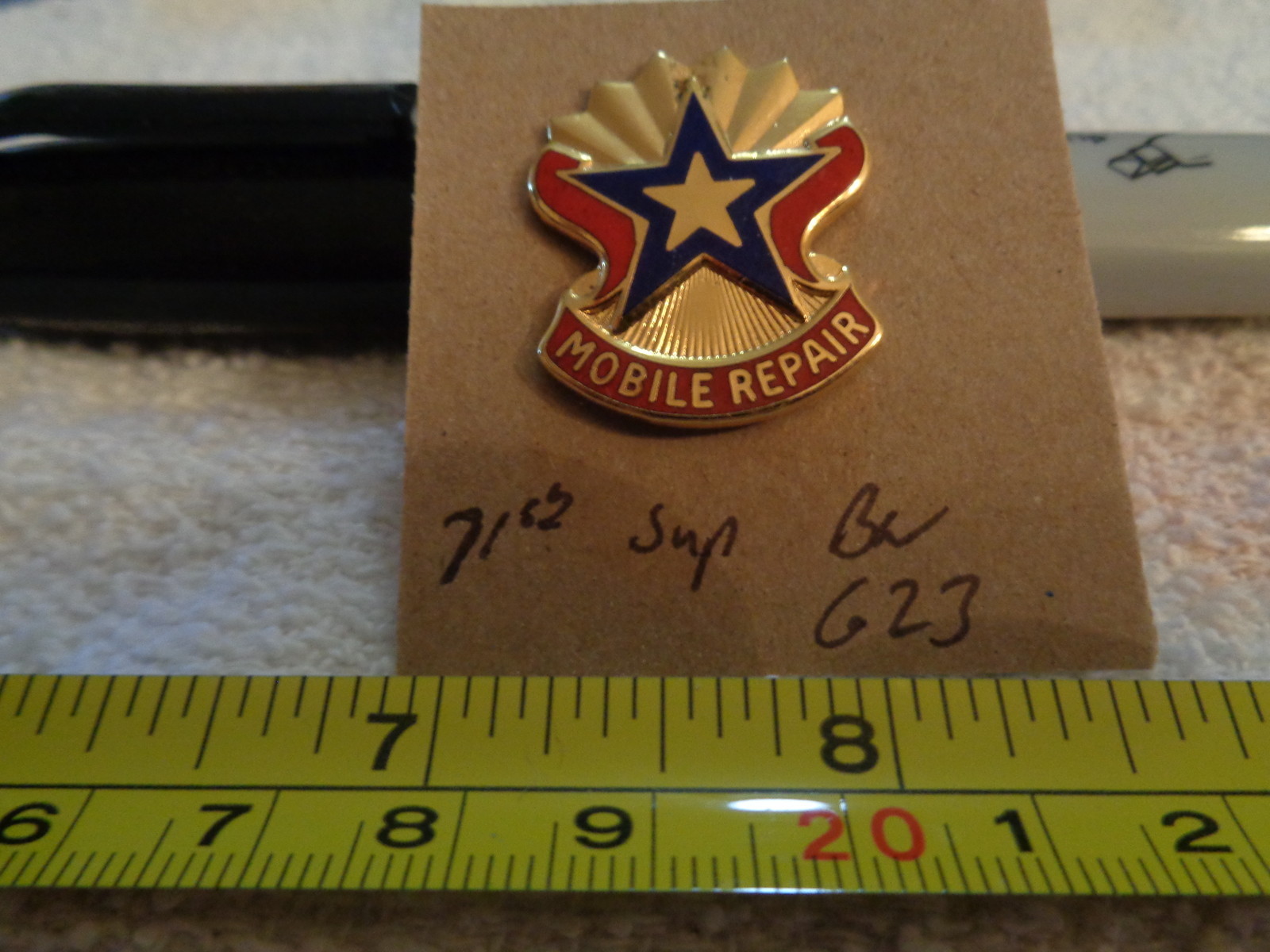 71st Support Battalion G23 Unit Crest, DI, DUI (DRAW#L17)