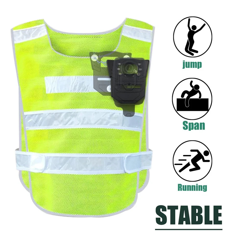 Body Camera Mount, Universal Mounts & Clamps Fit for All Black