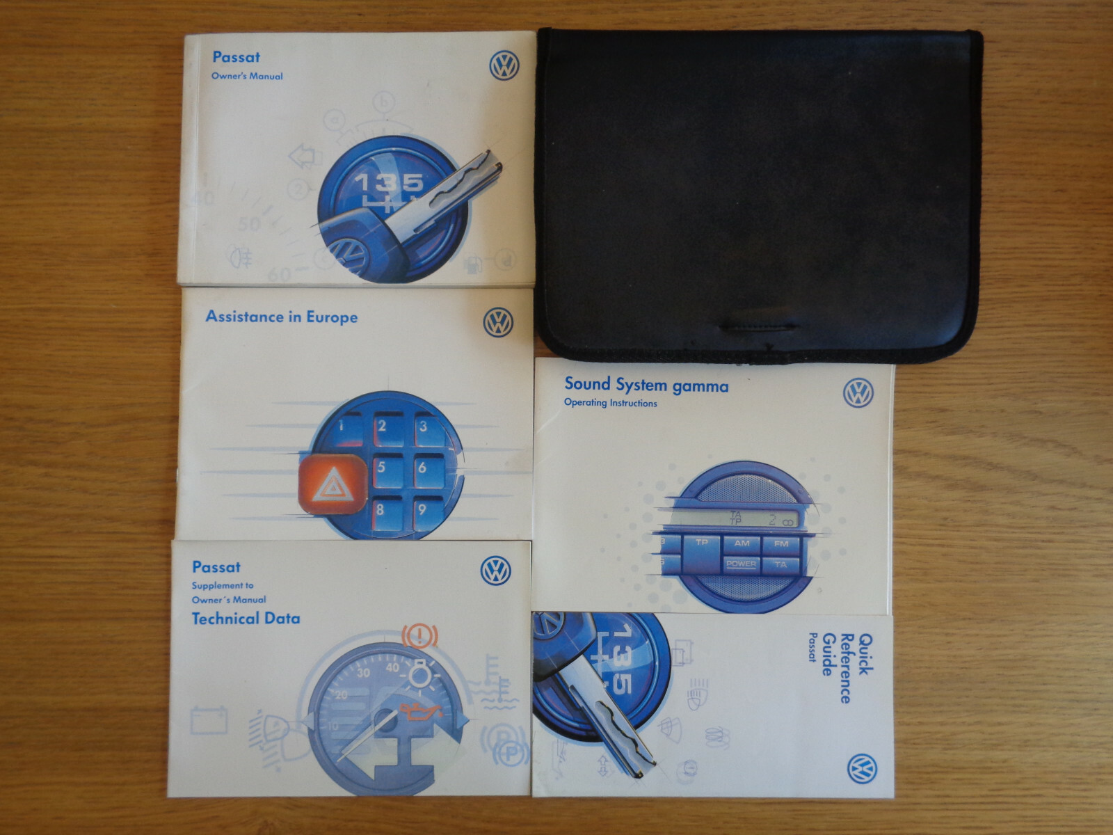 Volkswagen Passat Owners Handbook/Manual and Wallet 96-00