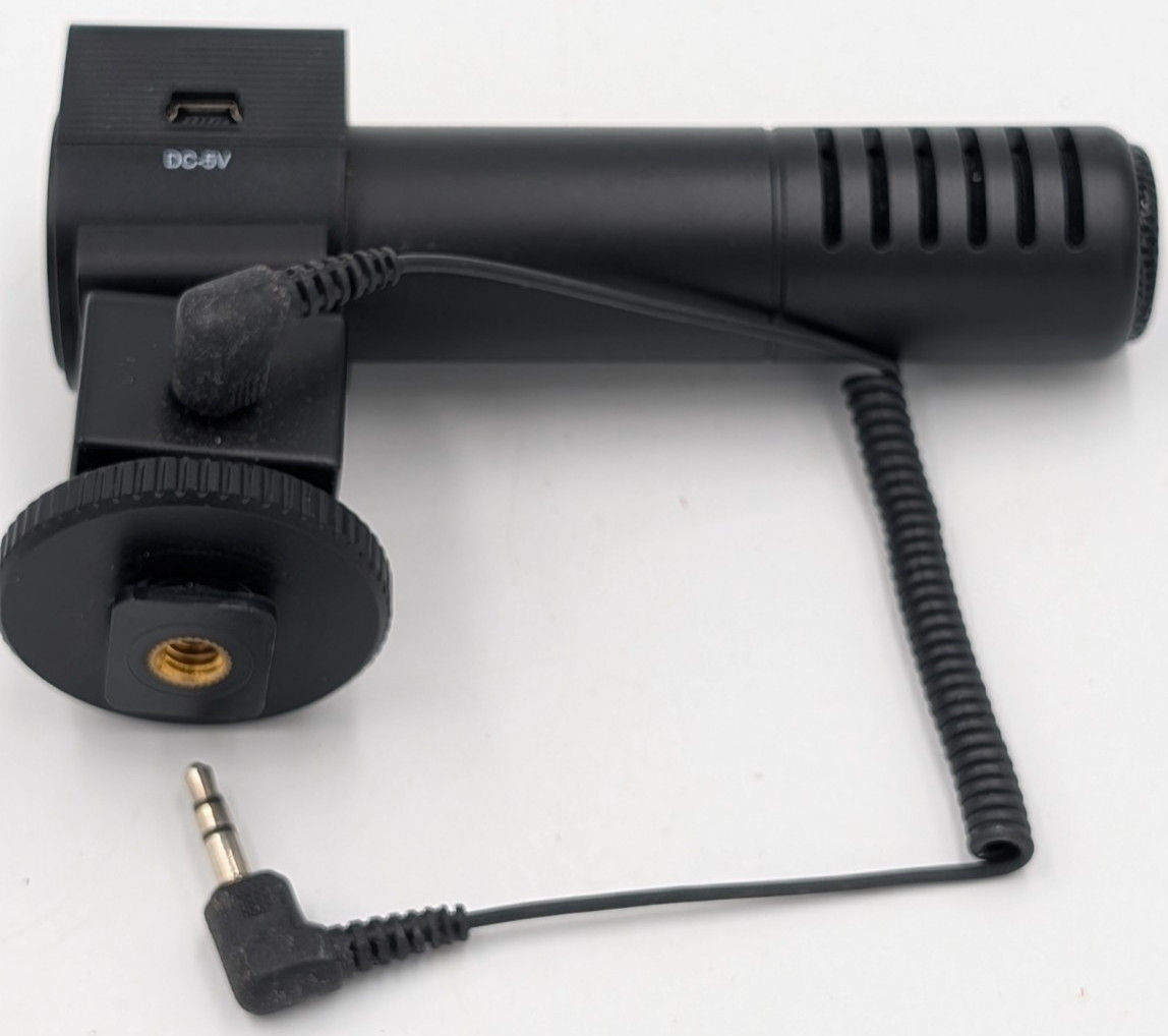 Video Camera Camcorder Stereo Microphone Model M105 UNTESTED