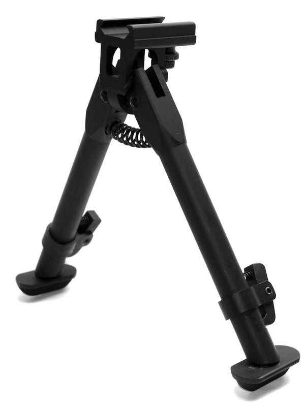 6 inch Tactical Hunting Bipod Picatinny Rail With Barrel Clamp Mount Adapter