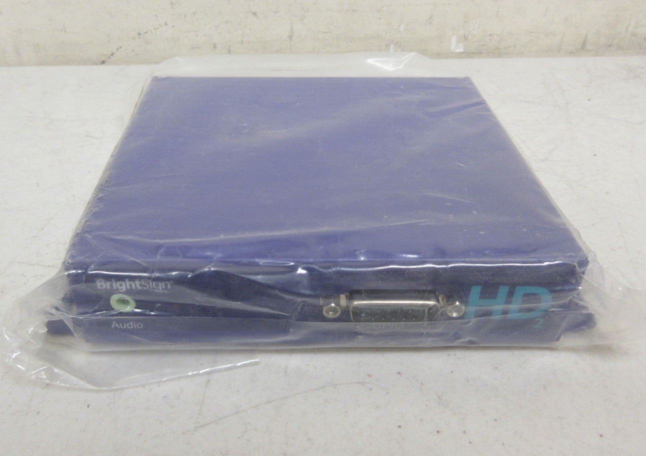 BrightSign HD222 Digital Signage Player 1080p HDMI VGA Ethernet