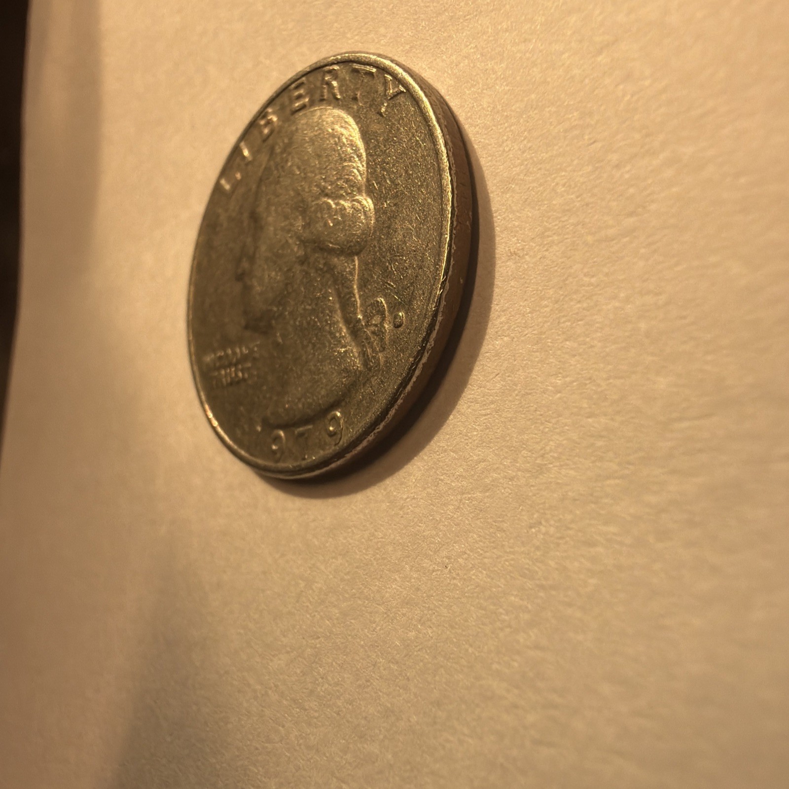 1979 D Washington Quarter Filled in Mint Mark Error Coin