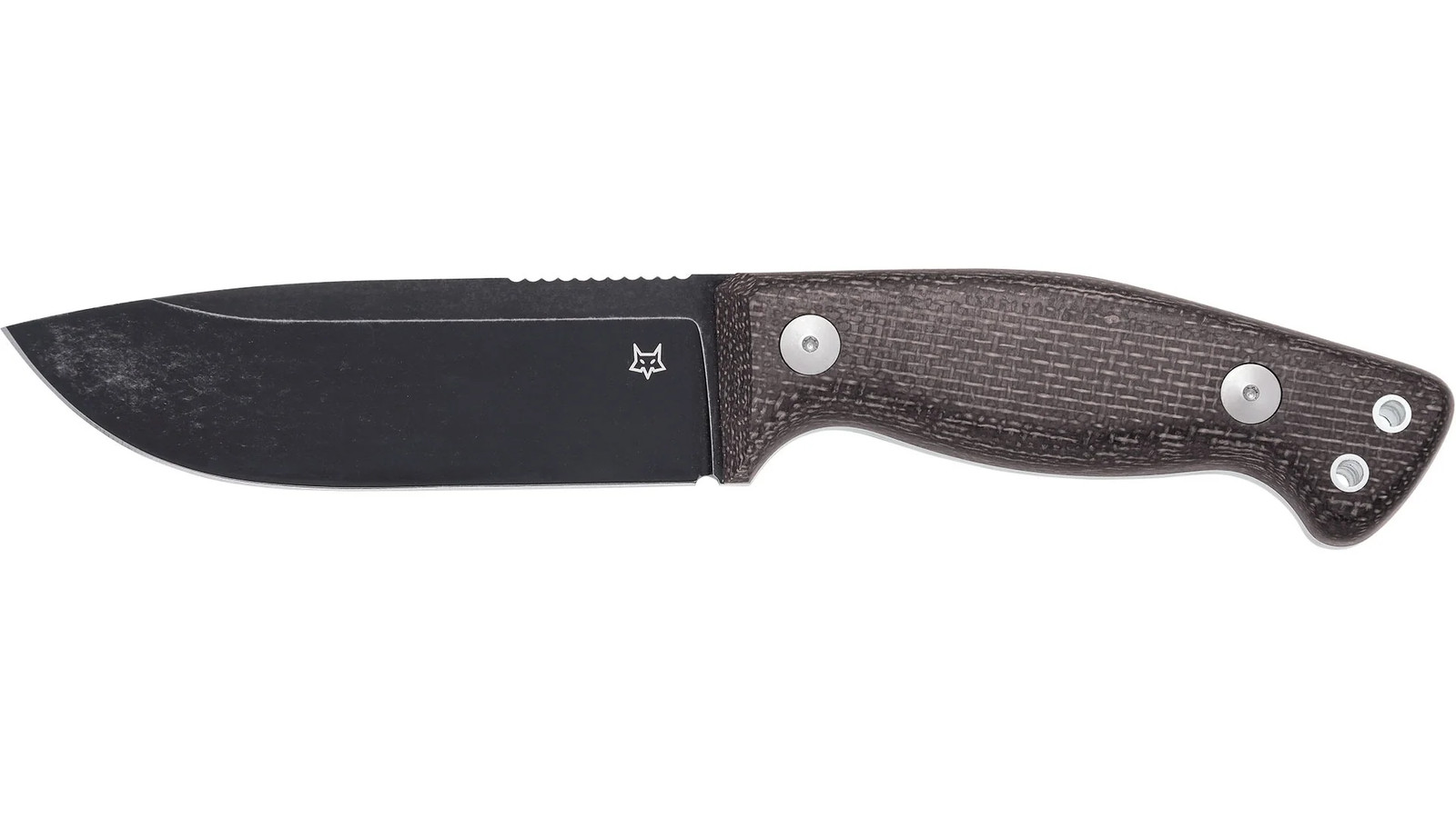 Fox Knives Tokala FX-105 MB 4.57" Niolox Drop Point Fixed Blade Micarta Handle