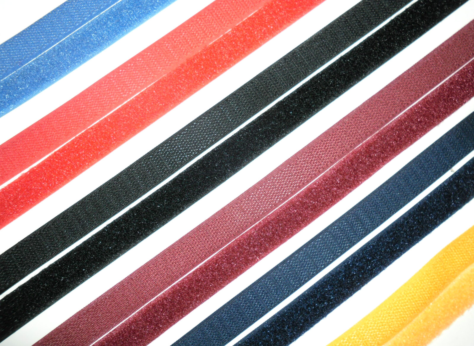 HQG 16MM SEW ON HOOK & LOOP FASTENER, VARIOUS COLS & DIFFERENT LENGTHS, FREE P&P