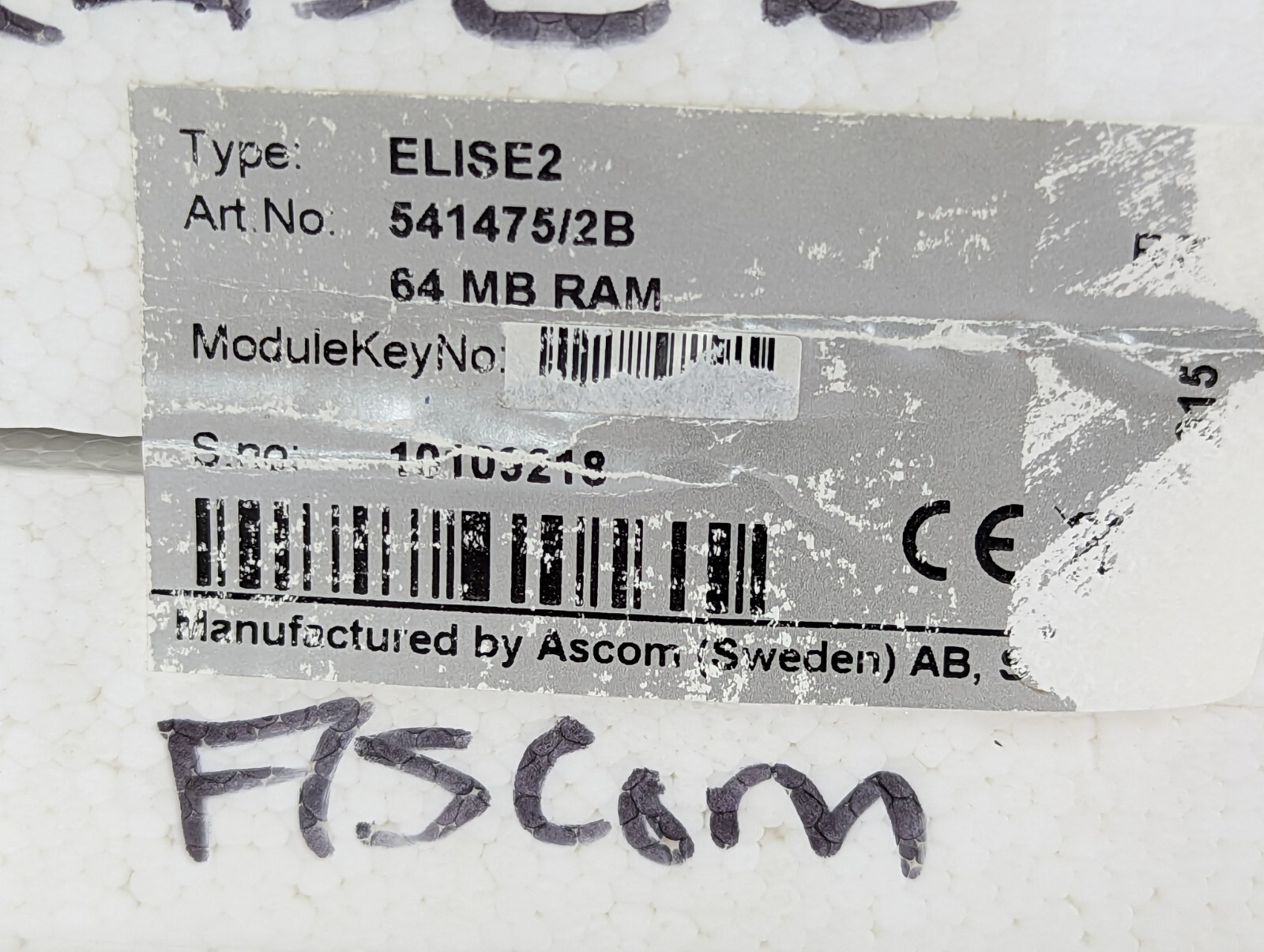 Ascom Elise 2 Module 541475/2B *NEW* 64MB RAM