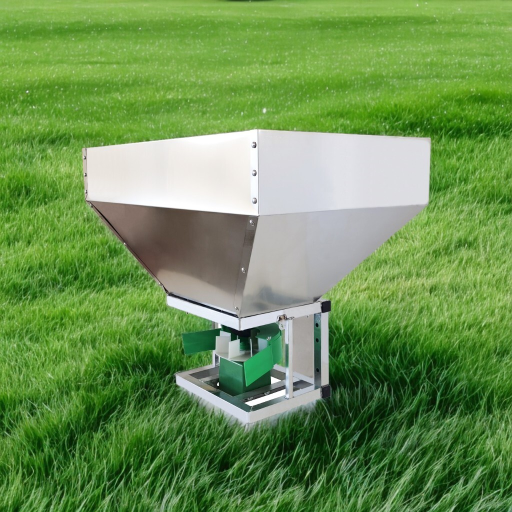 Stainless Steel Electric Fertilizer Spreader ATV Broadcast Large Hopper Capacit