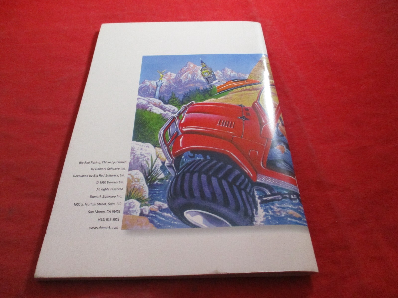 Big Red Racing Computer PC Manual Instruction Manual Booklet ONLY
