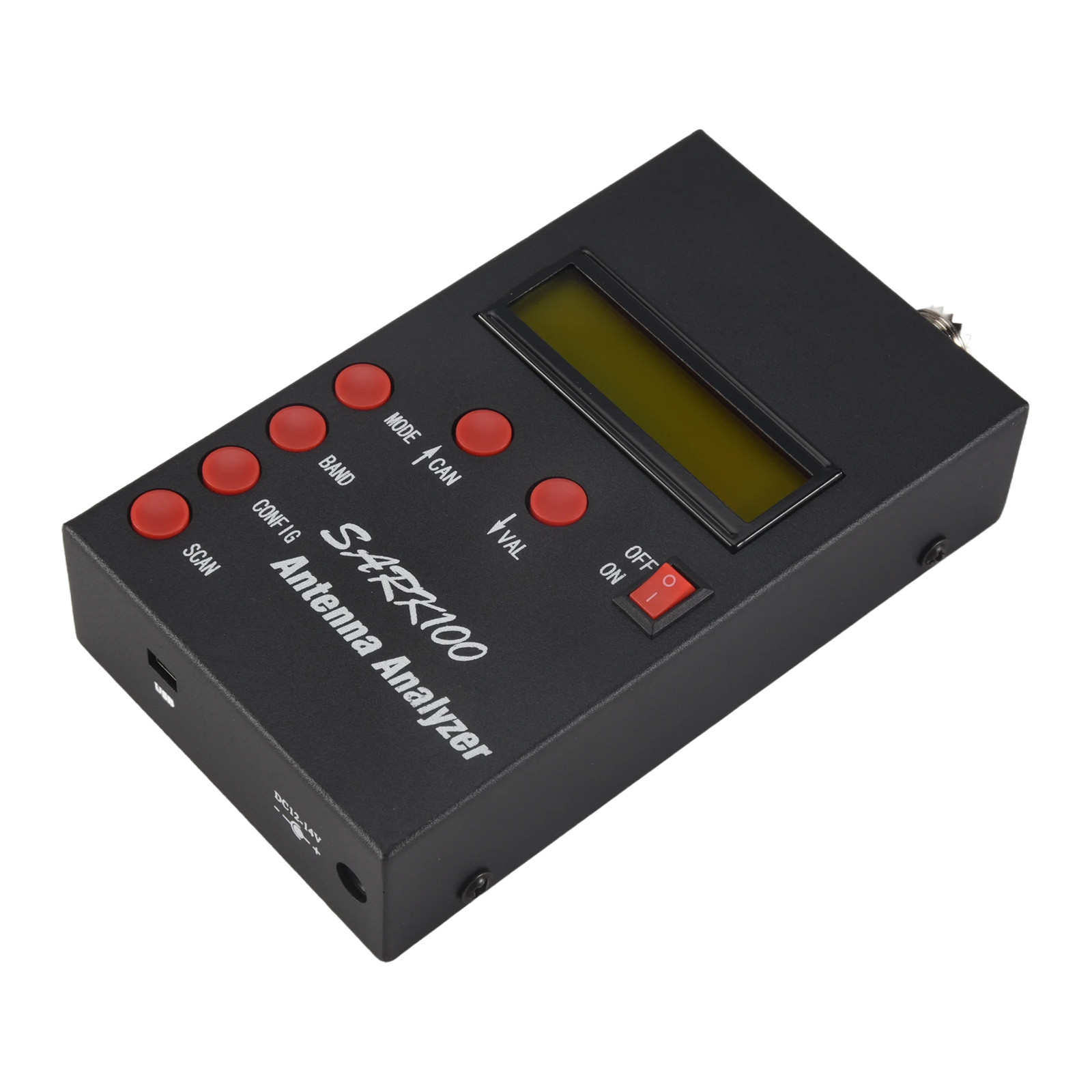 SARK100 Antenna Analyzer Meter 1-60MHz Shortwave SWR Antenna Analyzer with7813