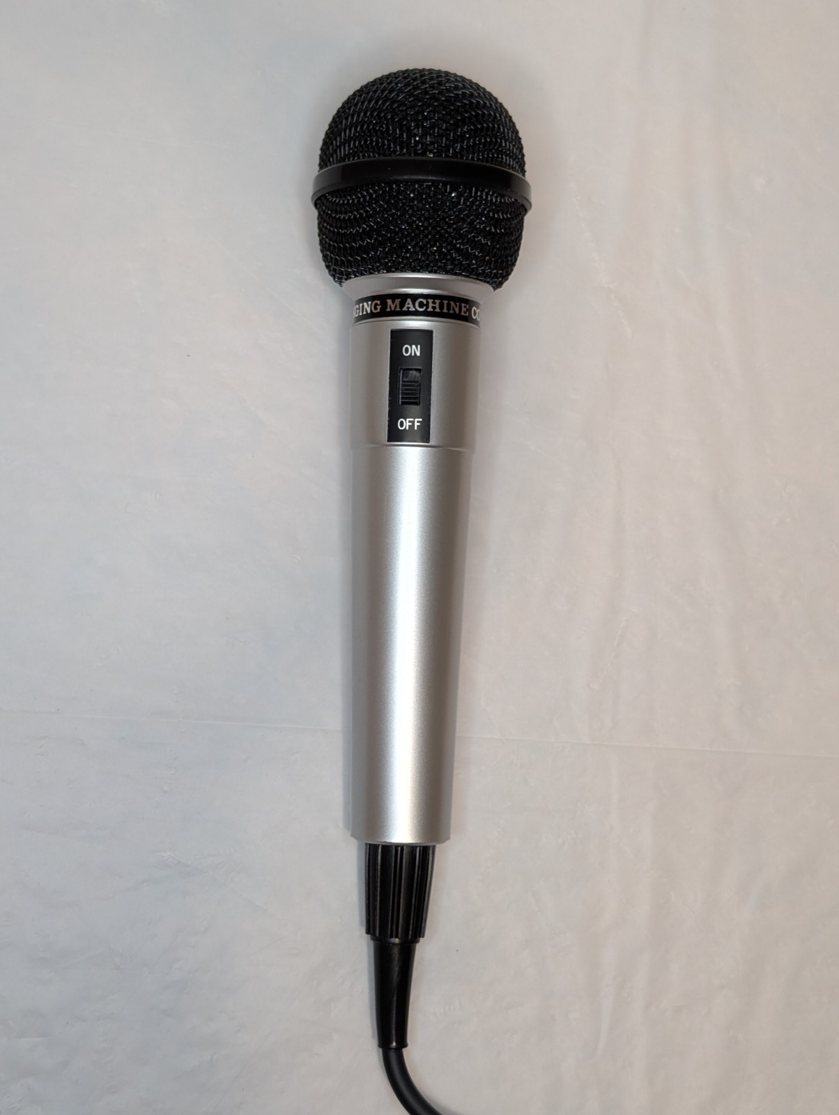 The Singing Machine Company, Inc. Wired Karaoke Microphone Silver. Microphone