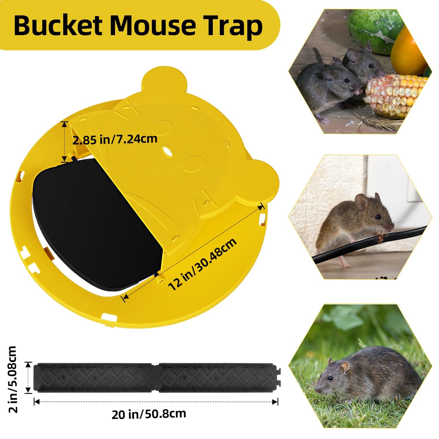 - Indoor For - Humane Or Lethal Rat - Abs - 5 Gallon