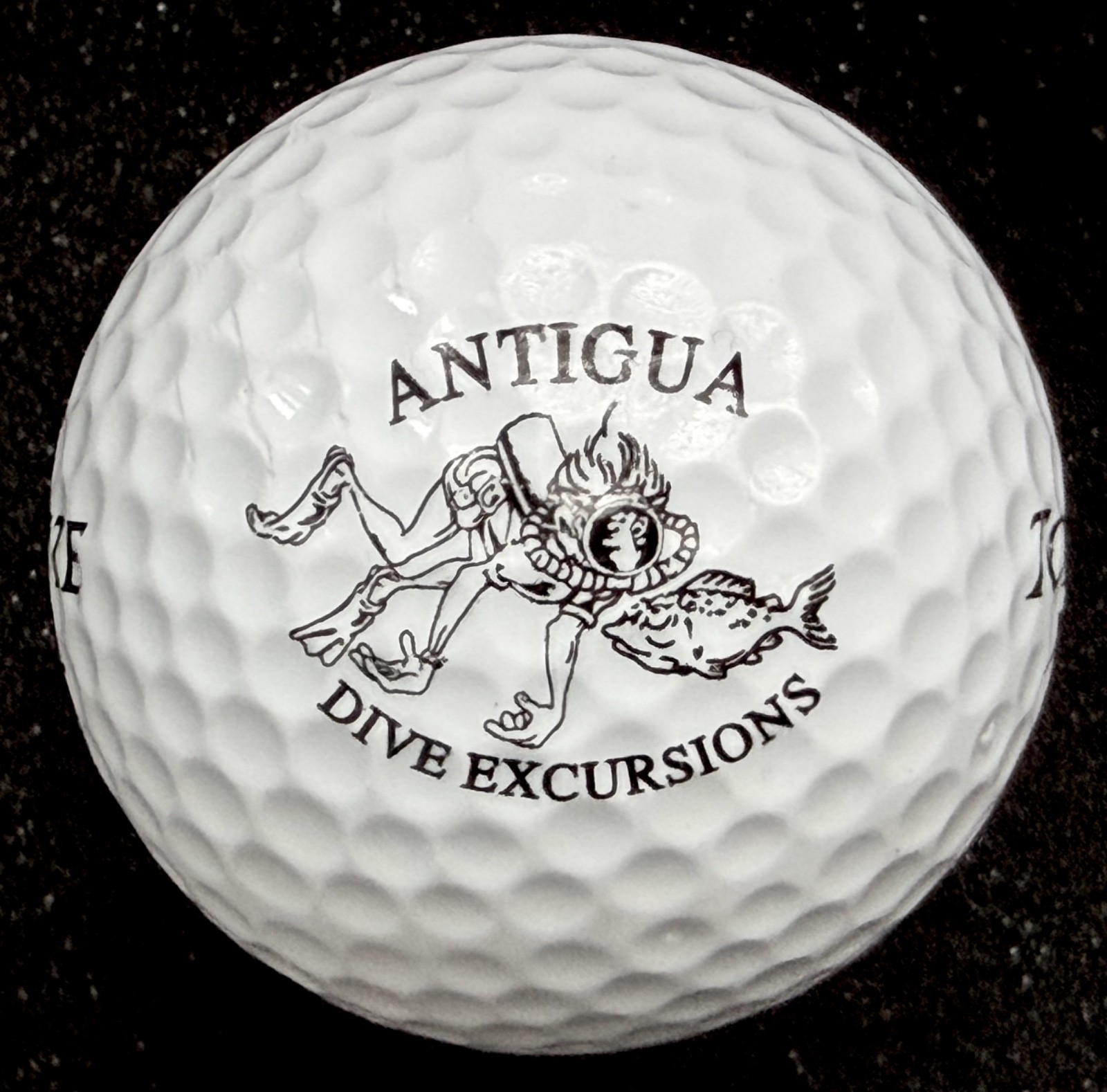 Antigua Dive Excursions LOGO Golf Ball