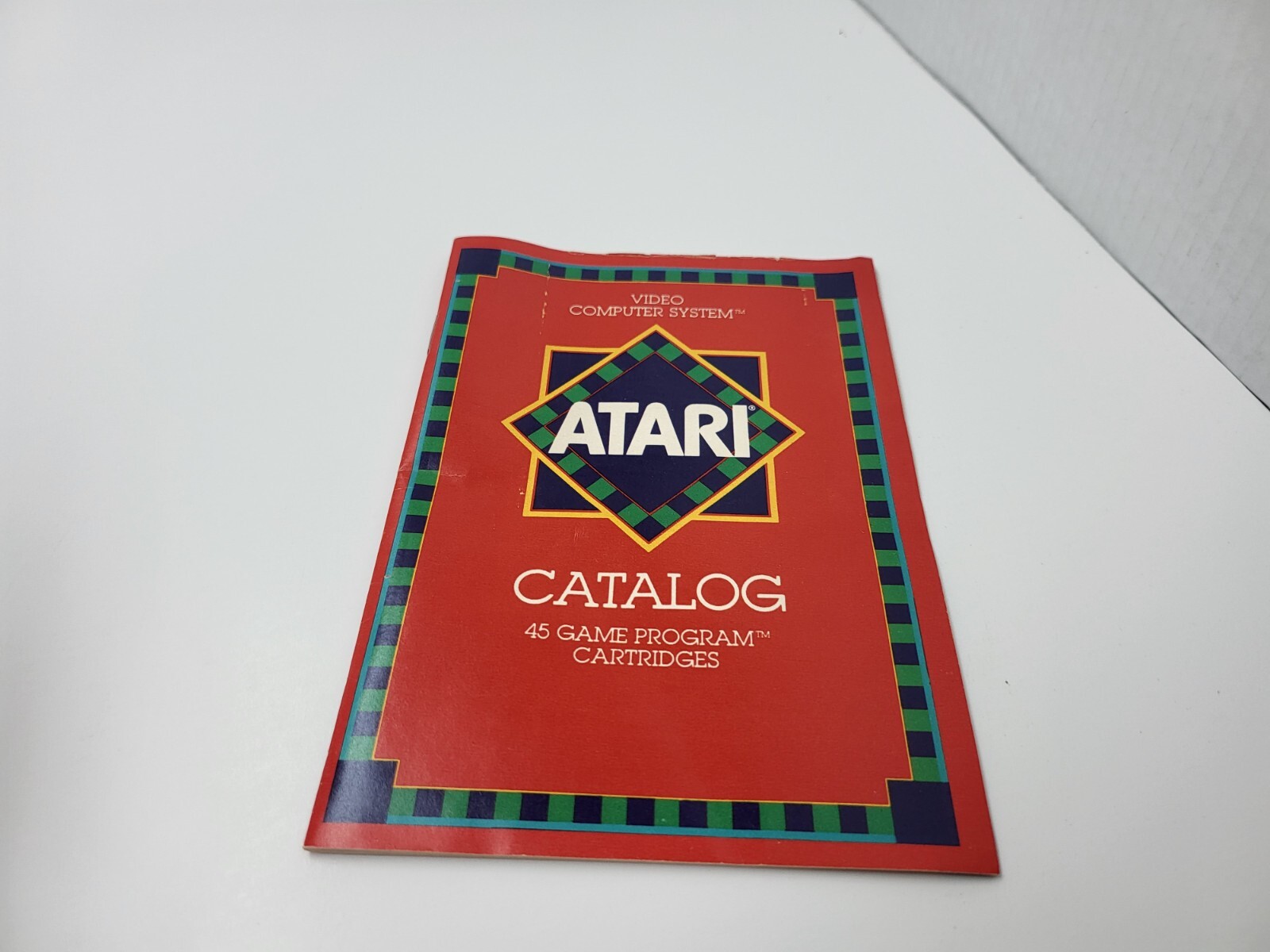 Authentic 1981 Atari Catalog 45 Game Program Cartridges CO16725 Booklet #D22