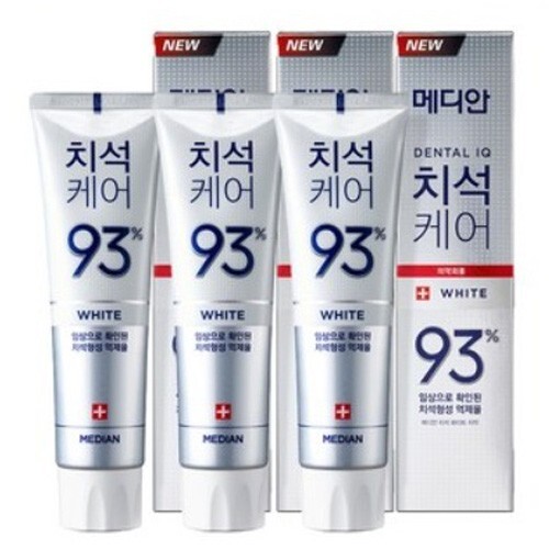 MEDIAN Dental IQ 93% Toothpaste 120g x 3EA Whitening Dental Amore Brand KOREA