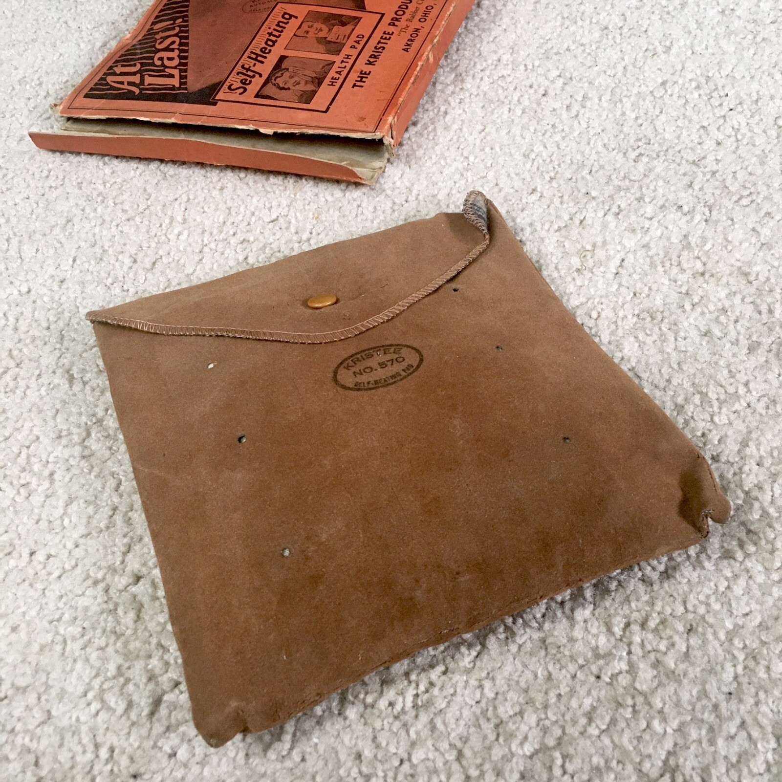 Vintage Kristee Self-Heating Health Pad No. 570 - Kristee Products Co. Akron OH