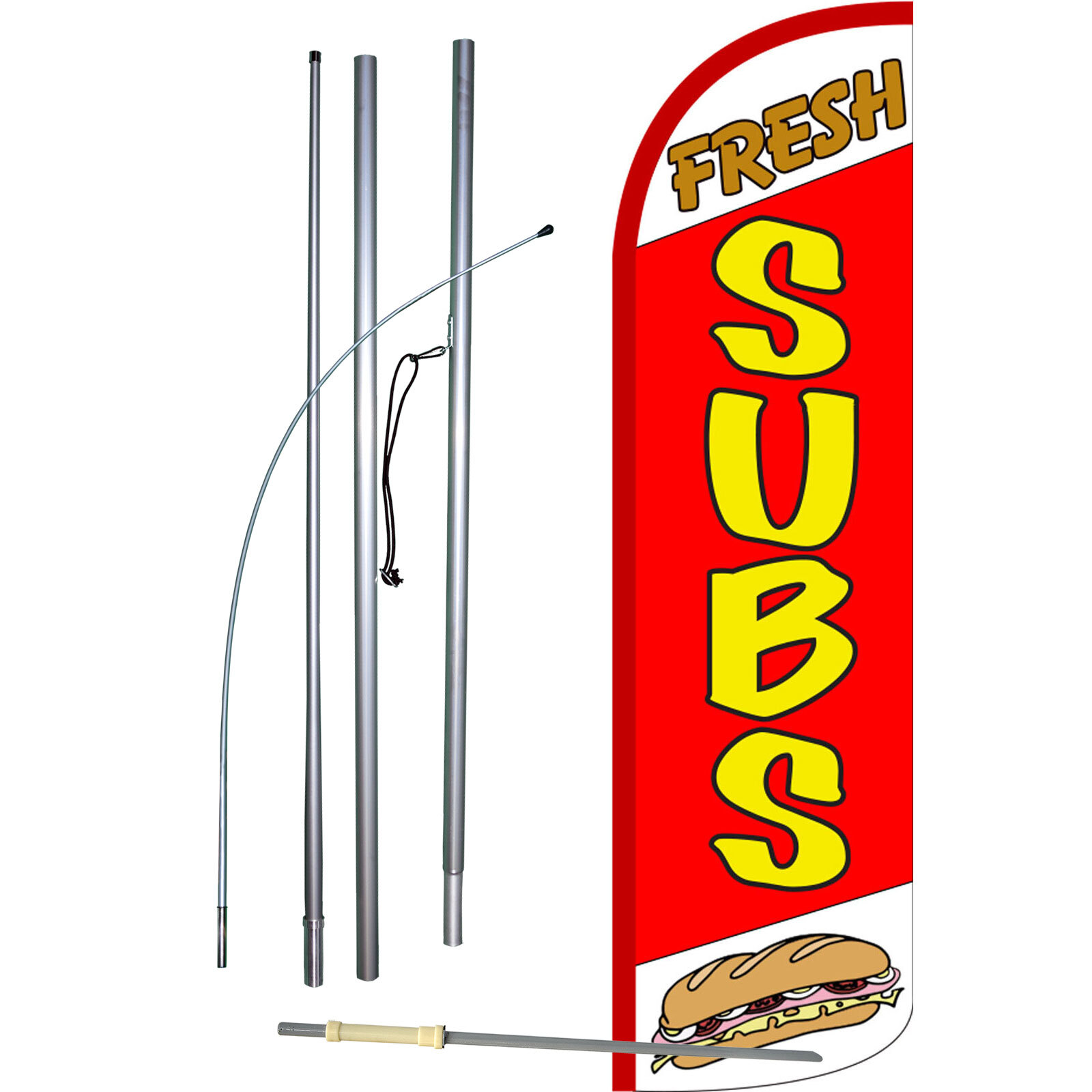 Fresh Subs Swooper Flag Kit