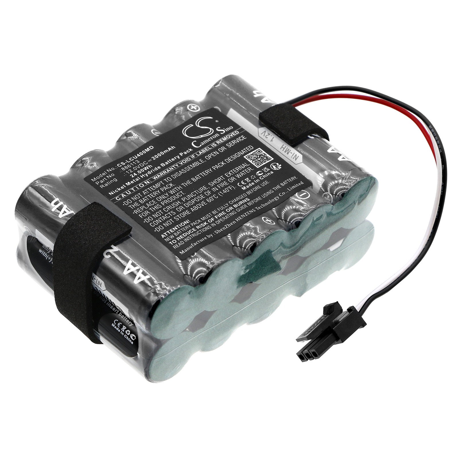 Battery for Laerdal LCSU4 Compact Suction Unit P/N: 886113,B11651 2000mAh