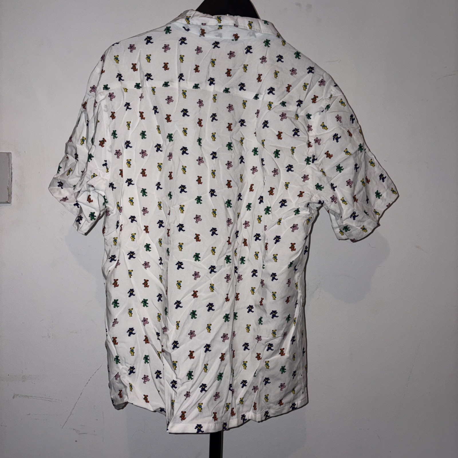 Grateful Dead x Section 119 Dancing Bear All Over Print Button Down Size Medium