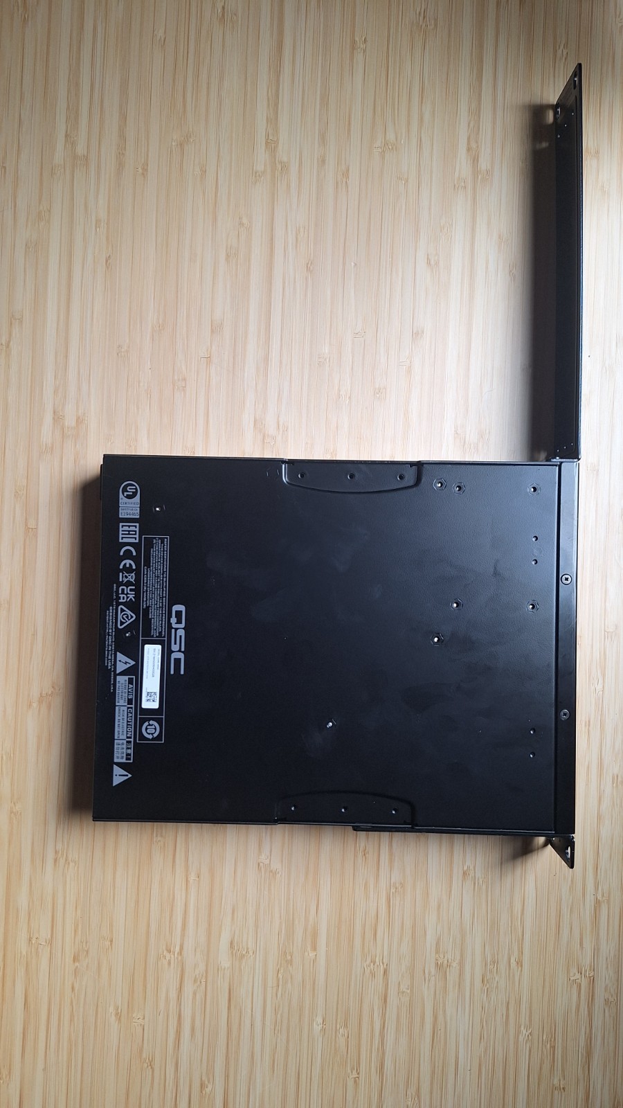 QSC Q-SYS Core Nano Network AV&C DSP Processor w/ Rack Ear & Power Cord