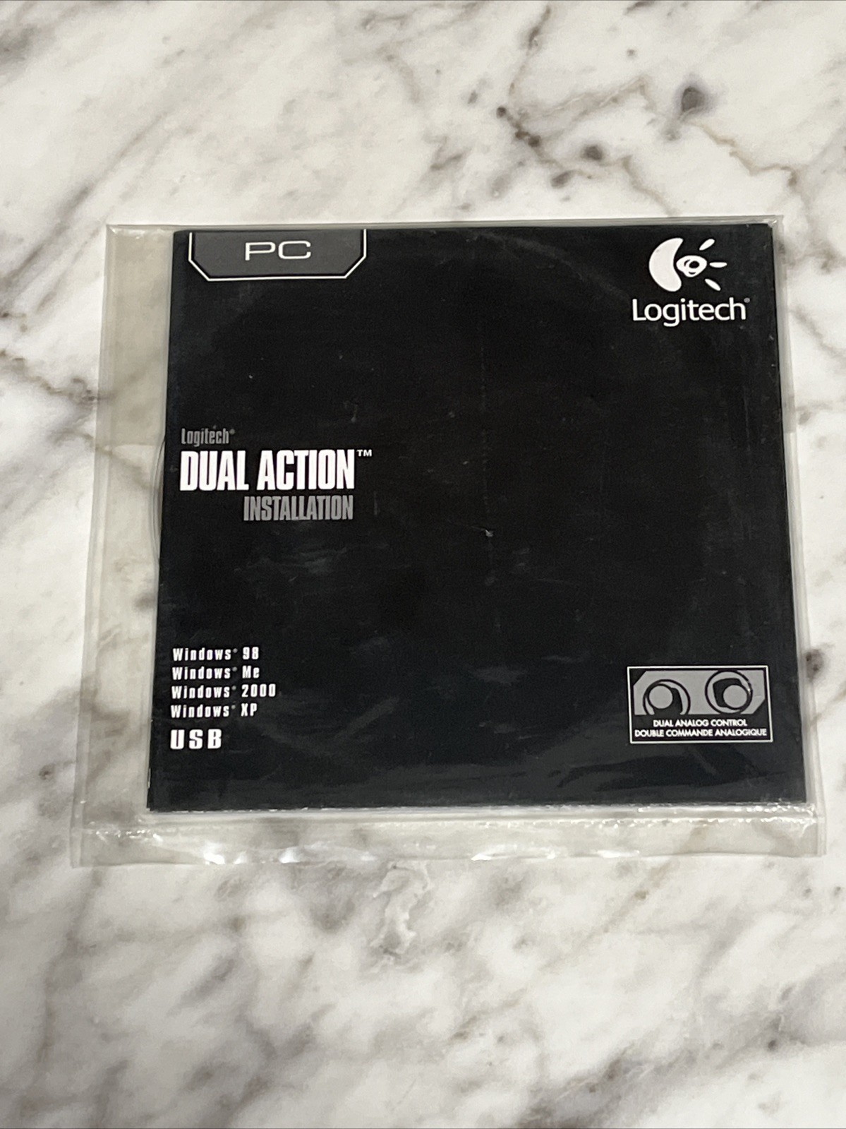 Logitech Dual Action Installation PC - Windows PCs - (2004) - Brand New Sealed
