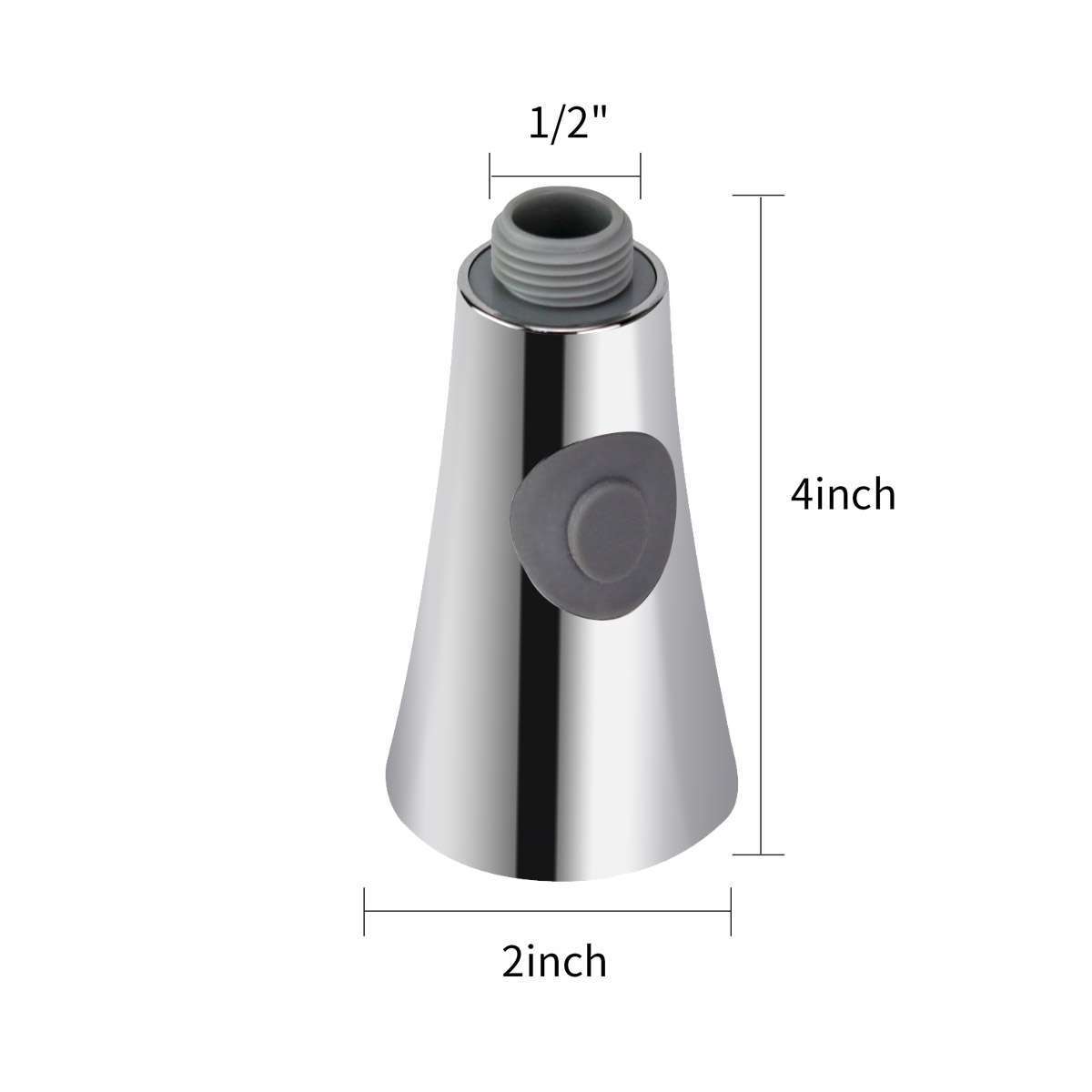 Kitchen Sink Pull Down Faucet Sprayer Pull Out SprayHead Replacement Head Sliver