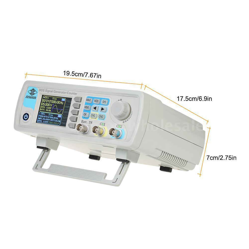 2.4" TFT LCD JDS6600 50MHz 2CH Arbitrary Waveform DDS Signal Generator