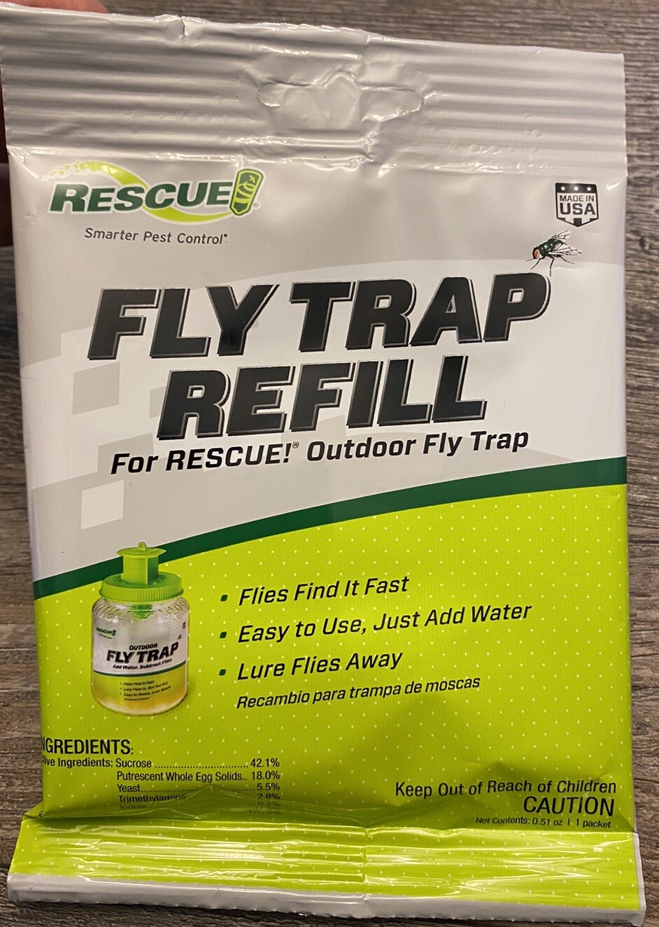 One Rescue Outdoor Fly Trap Refill Pack Smarter Pest Control