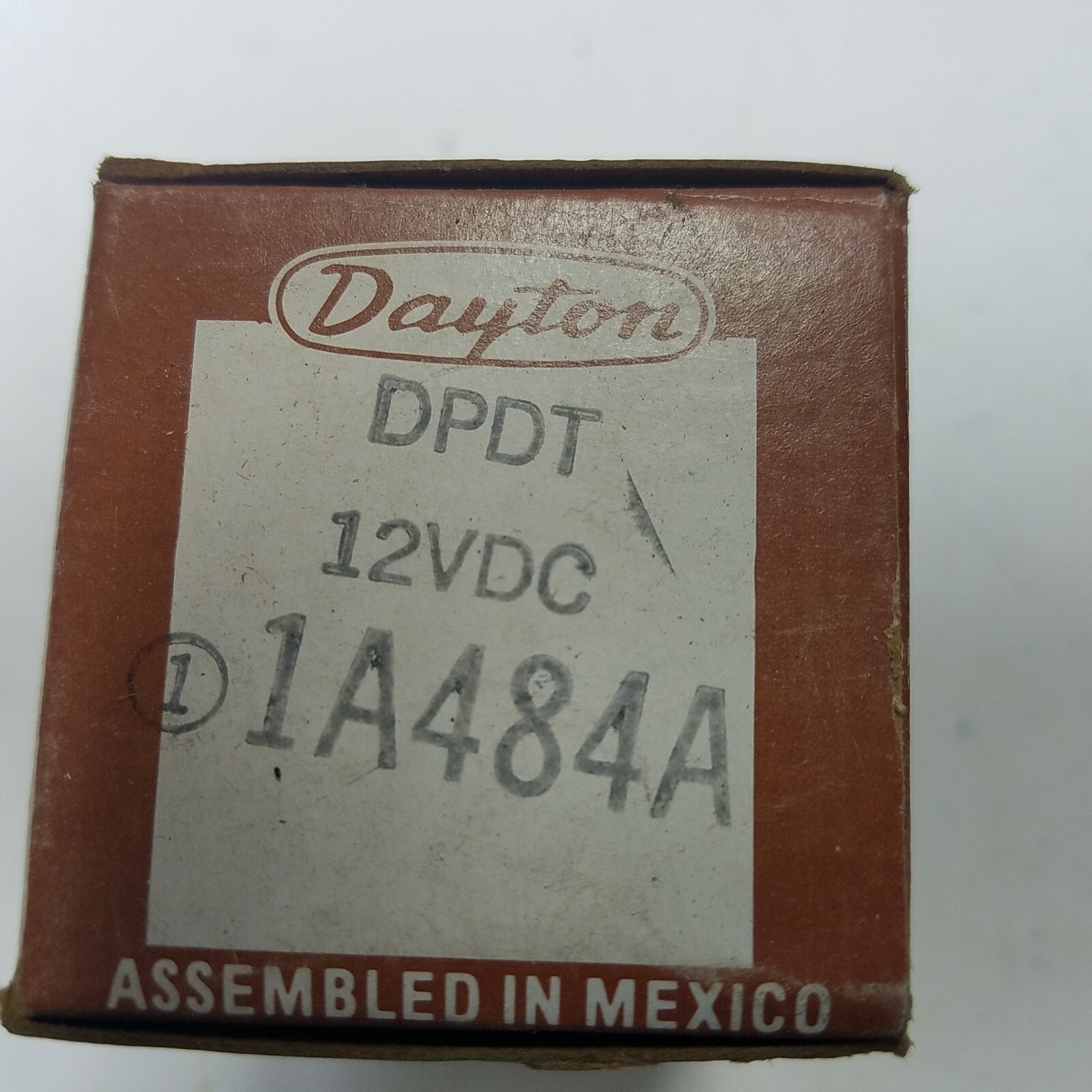 DAYTON 12VDC. PLUG-IN RELAY 1A484A