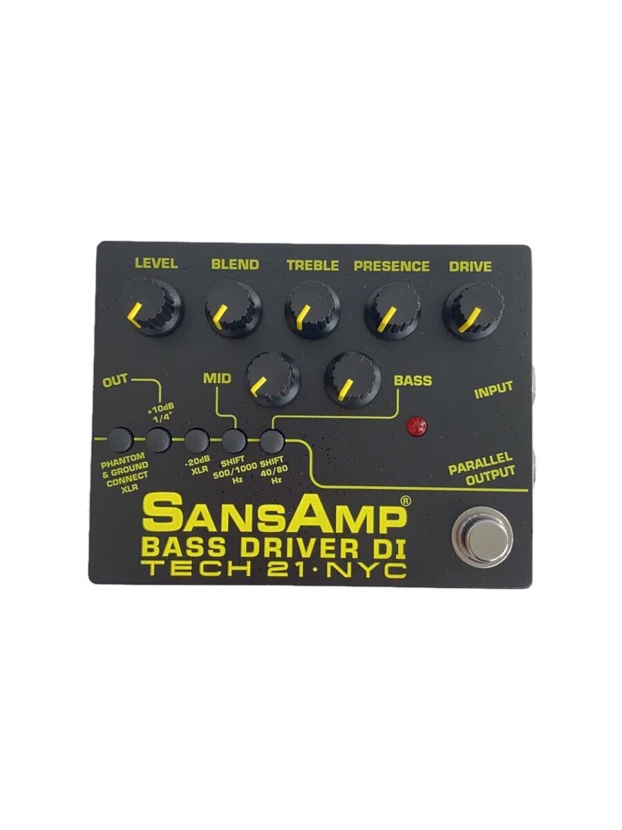 TECH 21 SansAmp Bass Driver DI V2 7 Knob Bass Preamp Pedal Used