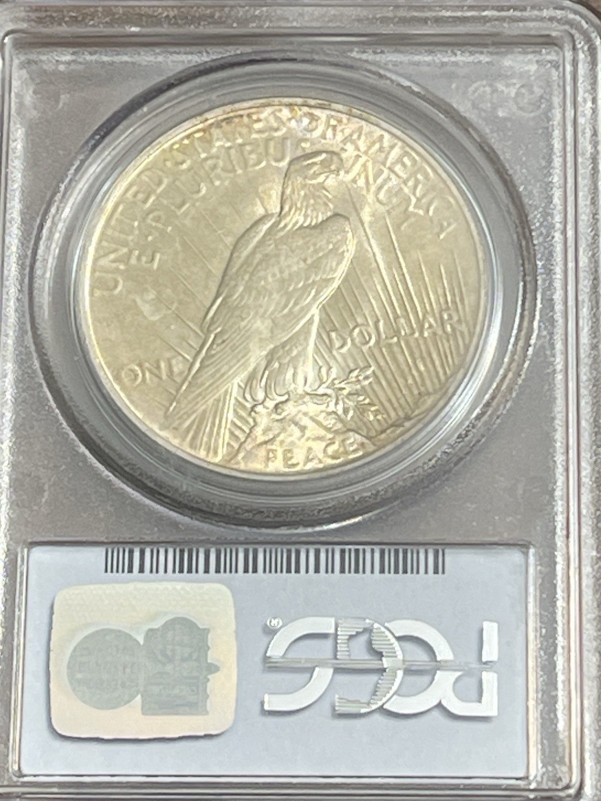 ***1924-P SILVER PEACE DOLLAR***PCGS MS65***LUSTROUS***