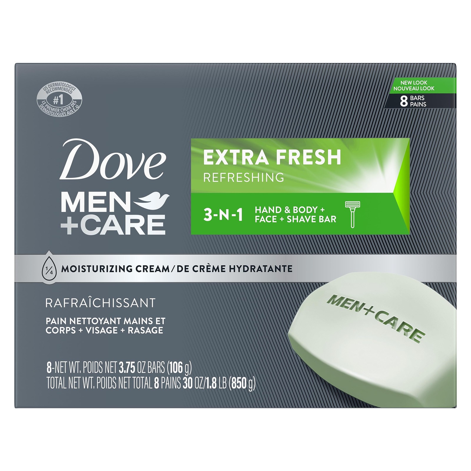 Dove Men + Care Dove Men Care 3 In 1 Bar Cleanser For Body Face And Shaving