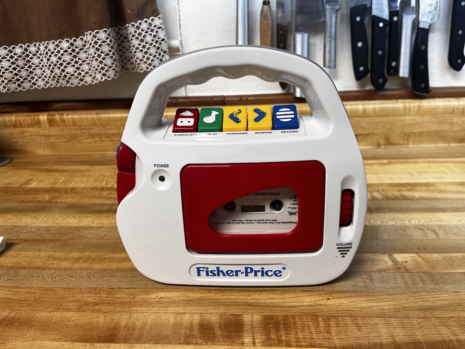 Fisher Price Cassette Player 1992 TESTED WORKS