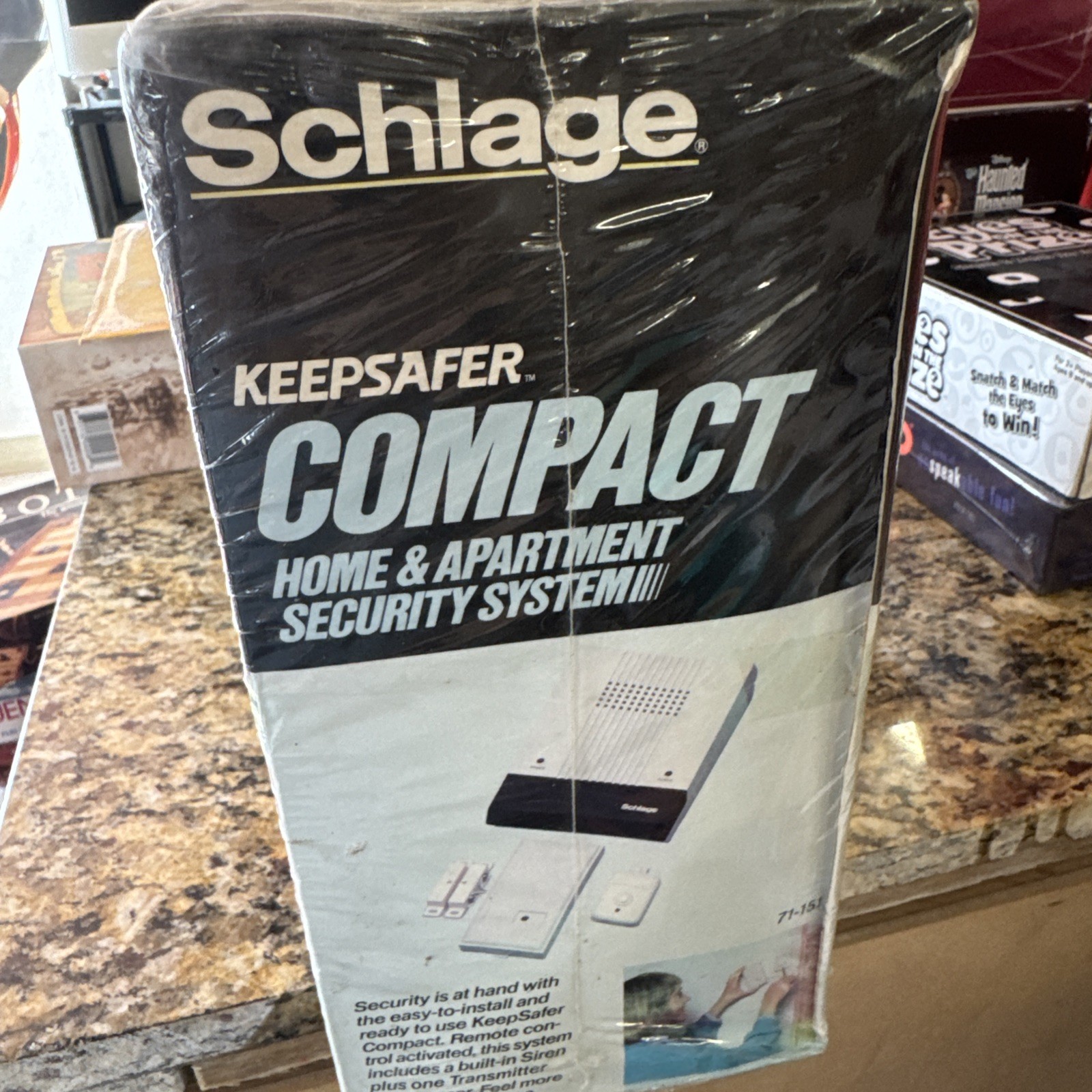 Schlage Keepsafer Compact Home & Apartment Security System w/ Remote 71-151