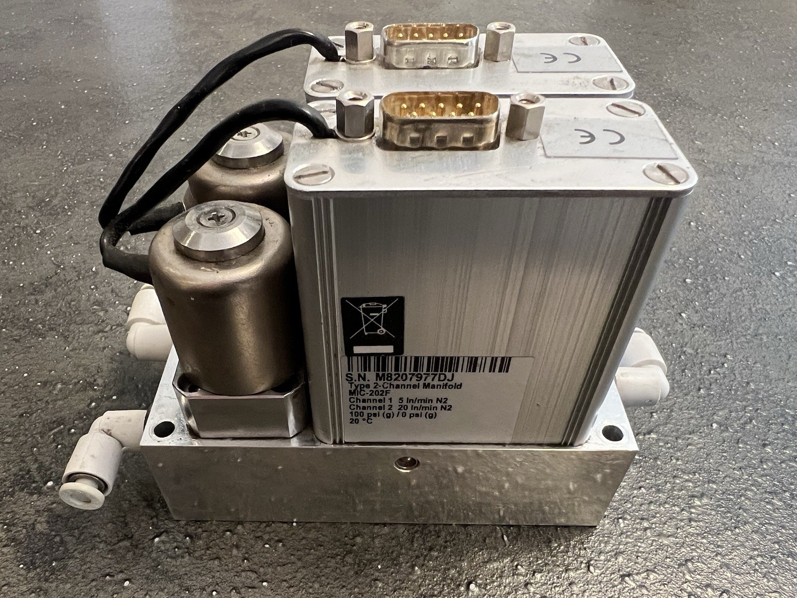 Bronkhorst MIC-202F Mani-Flow Flow Meter Control Valve 2 Channel (Waters XevoTQ)