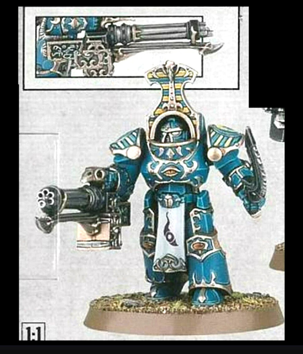 Warhammer 40k Thousand Sons Scarab Occult Terminator w/Soulreaper Cannon