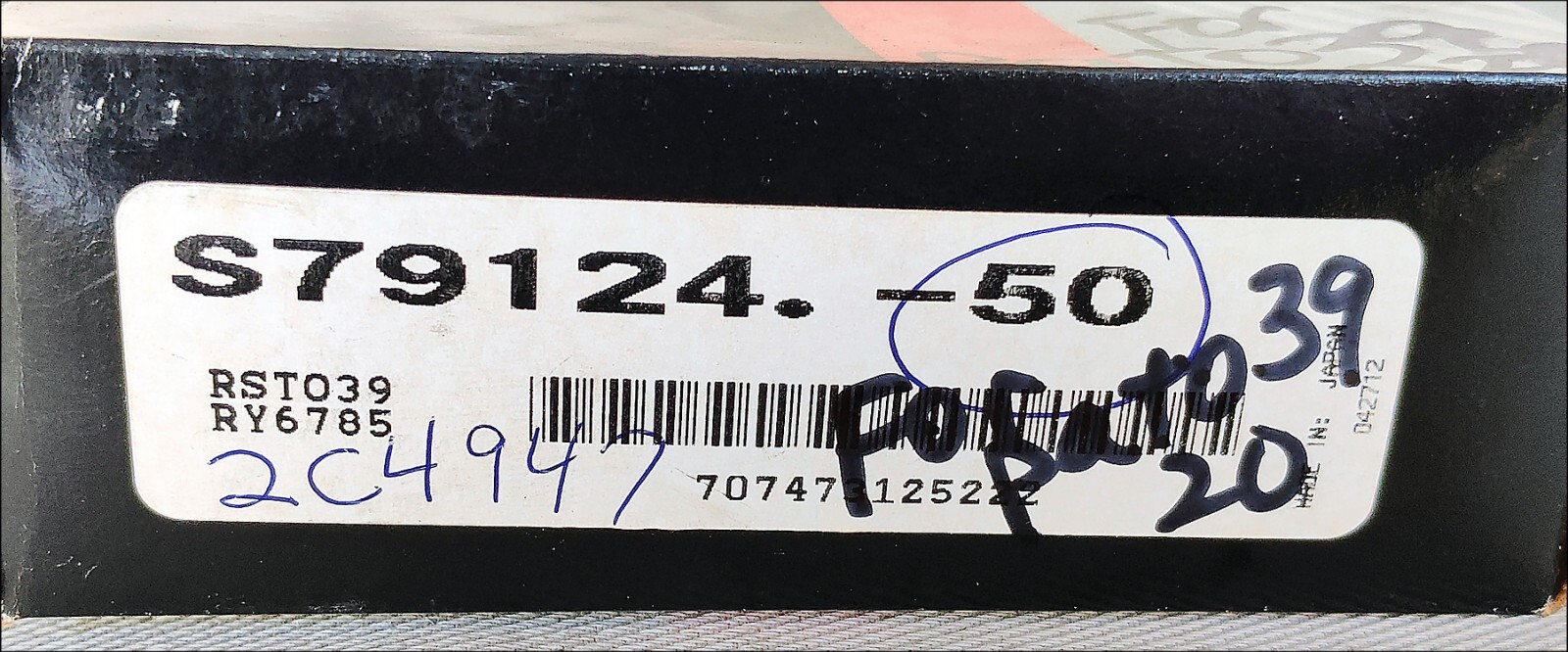 NOS Enginetech S79124 Engine Piston Ring Set for 1998-2008 Chevy Toyota Pontiac