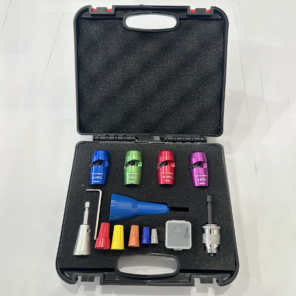 Wire Stripper for Drill Wire Stripping and Twisting Tool Upgrade Electrical Kits