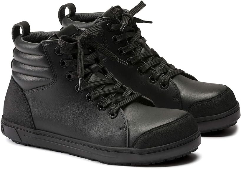 BIRKENSTOCK QS 700 BLACK MICROFIBER PROFESSIONAL ANKLE BOOTS SAFETY SHOES ULTRA