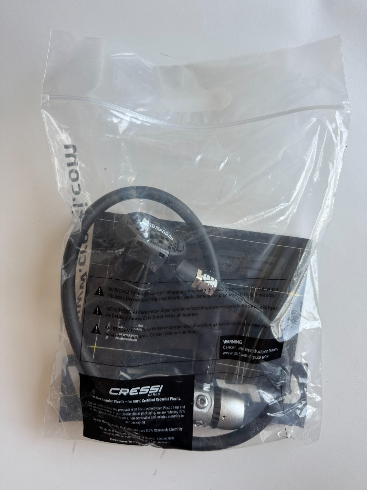 Cressi Compact AC2 Regulator 1st & 2nd Stage Yoke INT NEW SEALED Scuba Diving