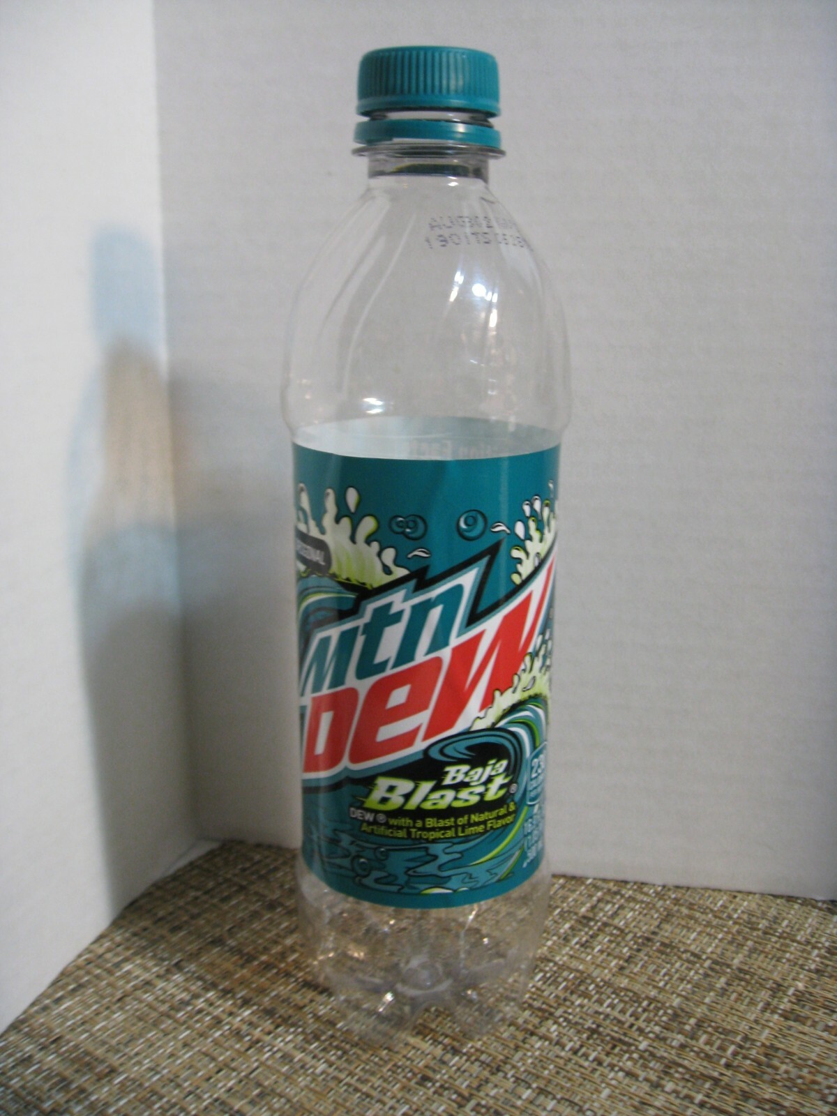 Mountain Dew Empty 16.9 Bottle - Baja Blast - 2021
